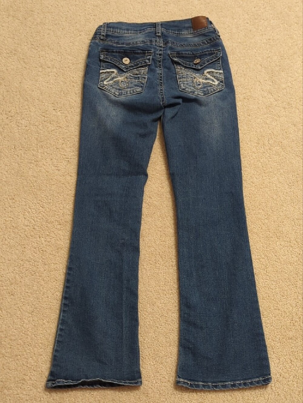 Wallflower Low Rise Vintage Juniors Size 1 Short Dark Jeans  Y2K